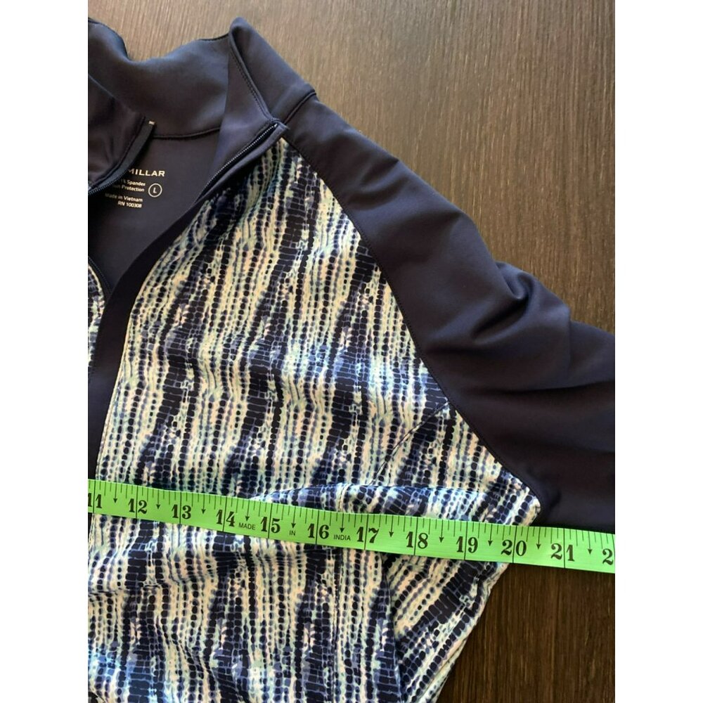 Peter Millar Black And Blue Patterned Women's Top - image 4